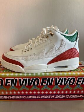 Jordan 3 RETRO MEX MENS SIZE 9.5